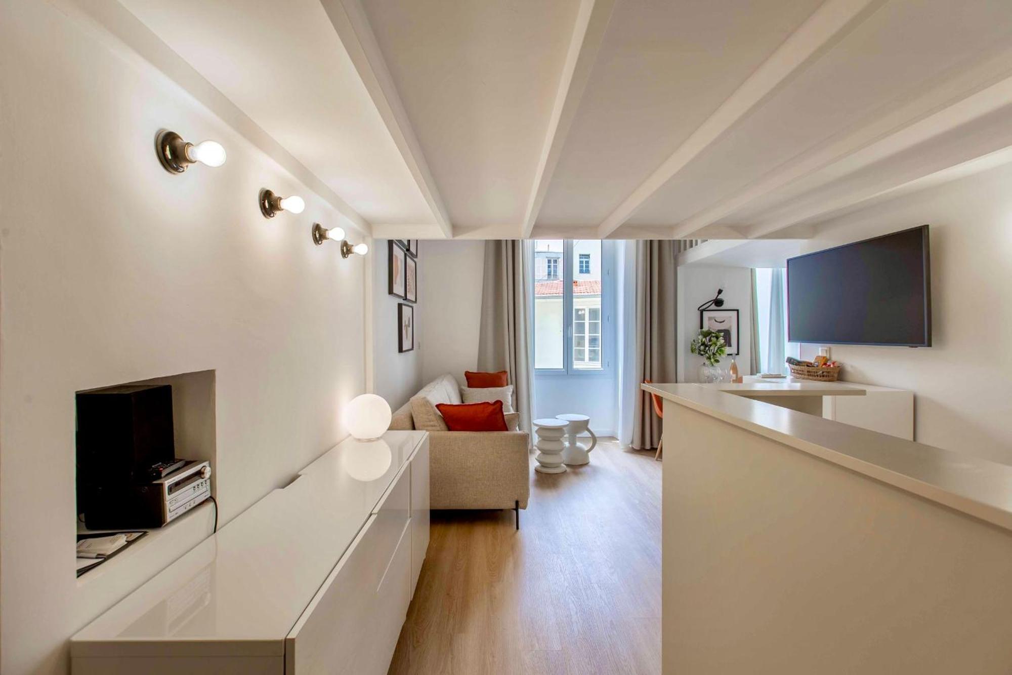 Suede Promenade Duplex Apartment At 1 Min From The Sea 2 Bathrooms Ница Екстериор снимка